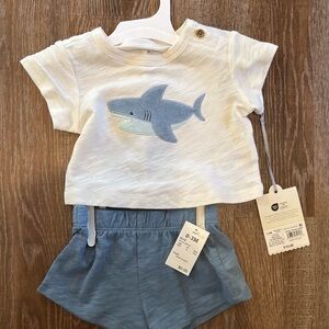 Cloud Island Cream and Blue Shark Kids Set